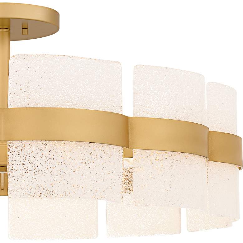 Image 5 Quoizel Sweeney 30" Wide Soft Gold Ceiling Light more views