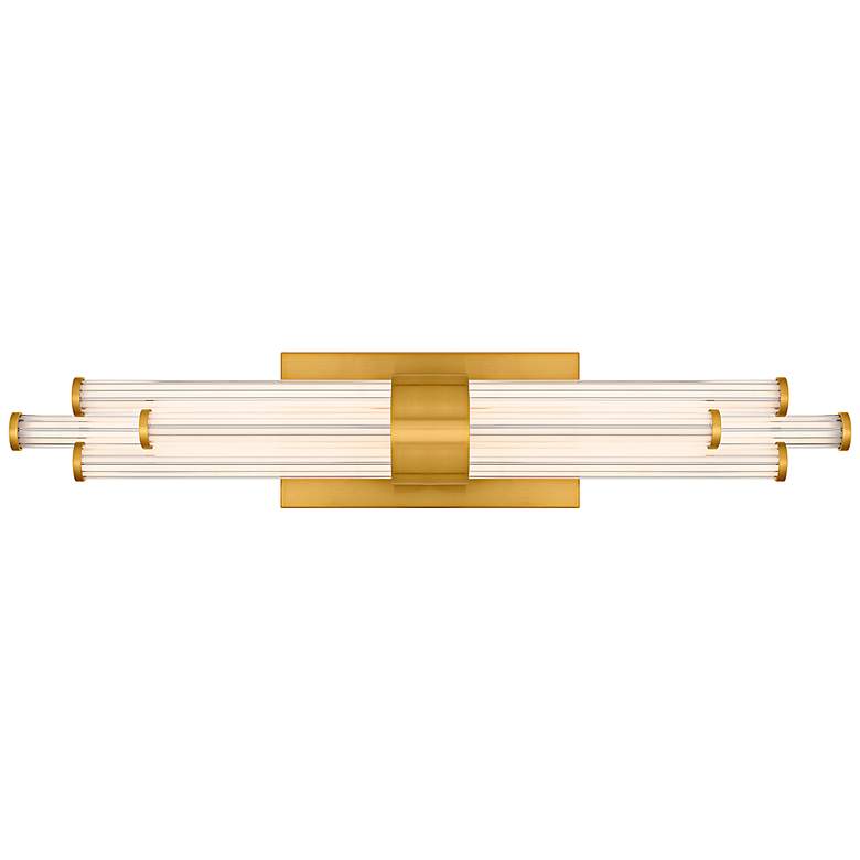 Image 1 Quoizel Talbott 24" Wide Brushed Gold LED Bath Light