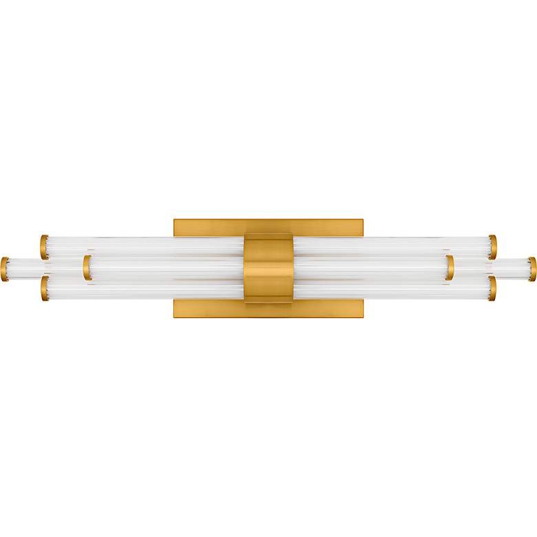 Image 2 Quoizel Talbott 24" Wide Brushed Gold LED Bath Light more views