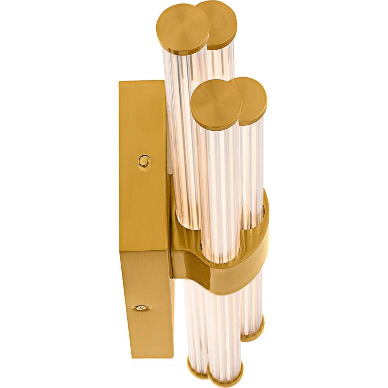 Image 4 Quoizel Talbott 24" Wide Brushed Gold LED Bath Light more views