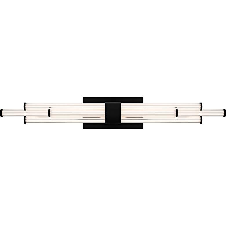 Image 5 Quoizel Talbott 32" Wide Matte Black ADA LED Bath Light more views