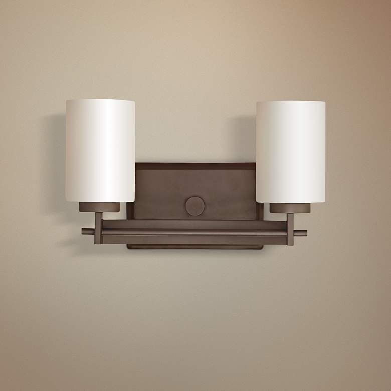 Image 1 Quoizel Taylor 13 1/2" Wide Western Bronze 2-Light Sconce