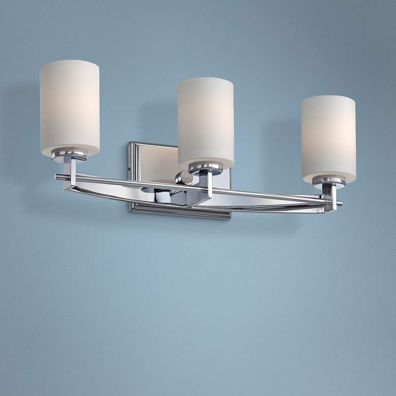 Image 1 Quoizel Taylor 21" Wide Polished Chrome Bathroom Light