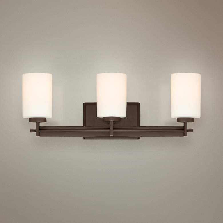 Image 1 Quoizel Taylor 21" Wide Western Bronze Bathroom Light