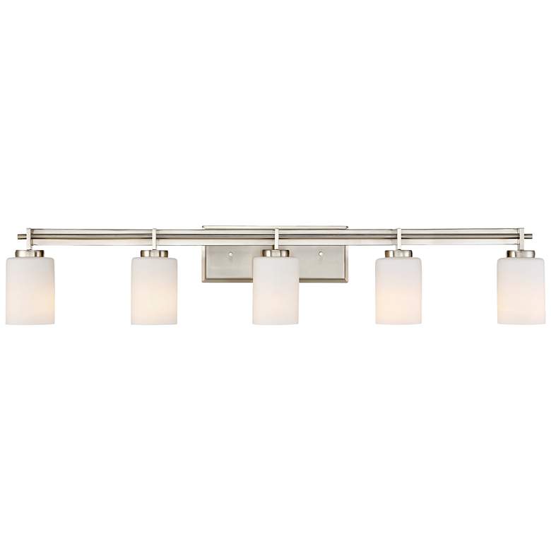 Image 2 Quoizel Taylor 40 1/2 inch Wide Brushed Nickel Bath Light