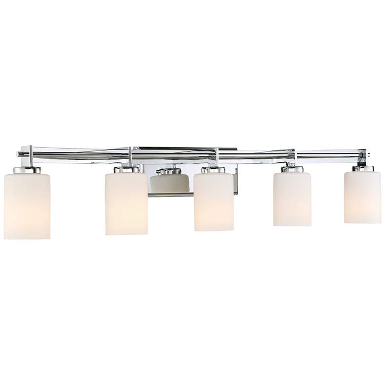 Image 2 Quoizel Taylor 40 1/2" Wide Polished Chrome Bath Light