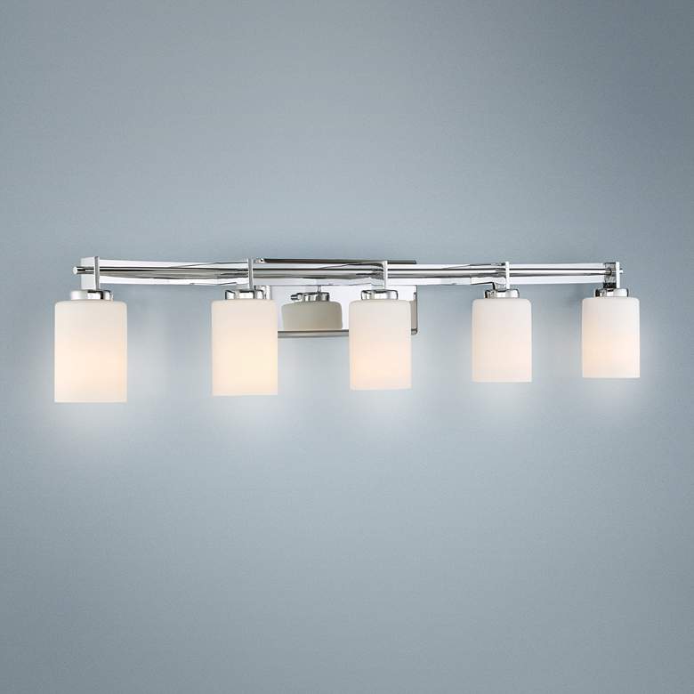 Image 1 Quoizel Taylor 40 1/2" Wide Polished Chrome Bath Light