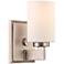 Quoizel Taylor 8 1/2" High Antique Nickel Sconce