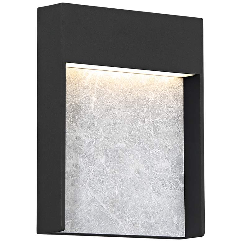 Image 1 Quoizel Tempest 9 1/4"H Asphalt Gray LED Outdoor Wall Light