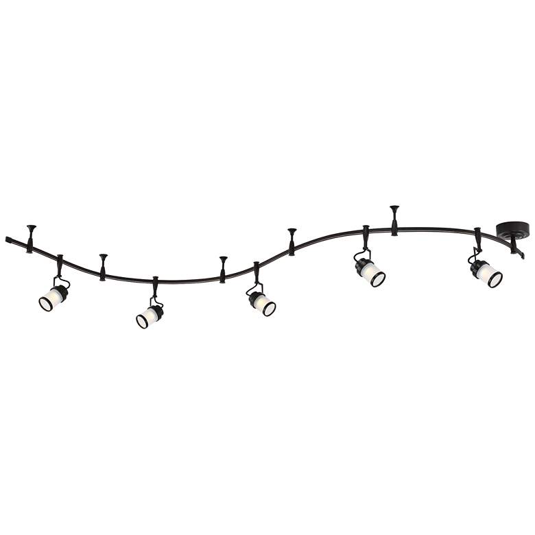 Image 1 Quoizel Theater 5-Light Western Bronze LED Track Light