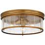 3_Quoizel Theodora 16"W Weathered Brass 3-Light Ceiling Light