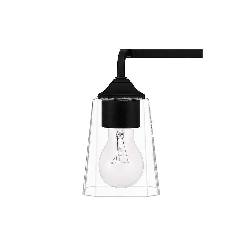 Image 4 Quoizel Thoresby 31" Wide Matte Black 4-Light Bath Light more views