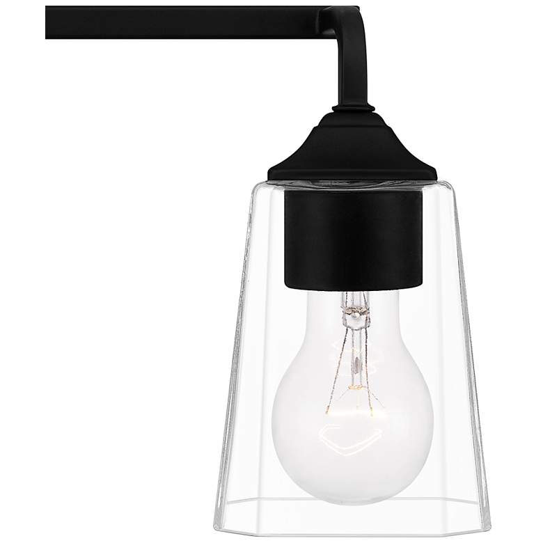 Image 5 Quoizel Thoresby 31" Wide Matte Black 4-Light Bath Light more views