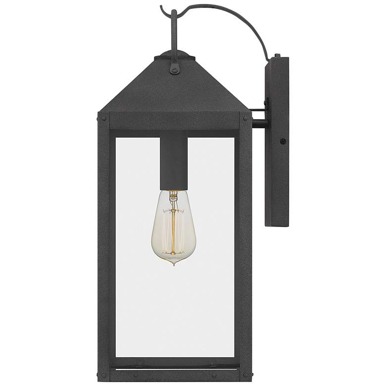 Image 5 Quoizel Thorpe 20" High Mottled Black Outdoor Wall Light more views