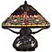 Quoizel Tiffany-Style 16 1/2" High Dragonfly Tiffany-Style Table Lamp
