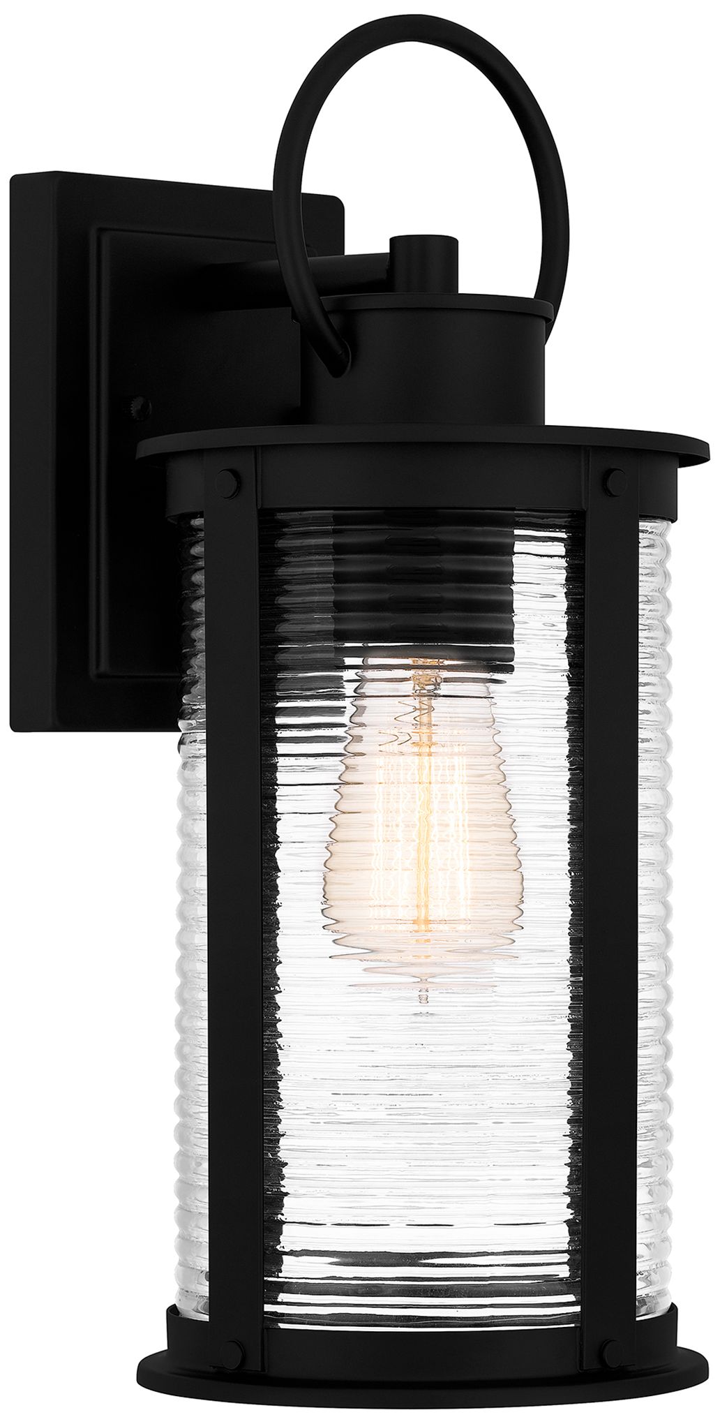 Quoizel Tilmore 15 1/2" High Matte Black Outdoor Wall Light