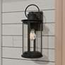 1_Quoizel Tilmore 15 1/2" High Matte Black Outdoor Wall Light