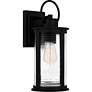 4_Quoizel Tilmore 15 1/2" High Matte Black Outdoor Wall Light more views