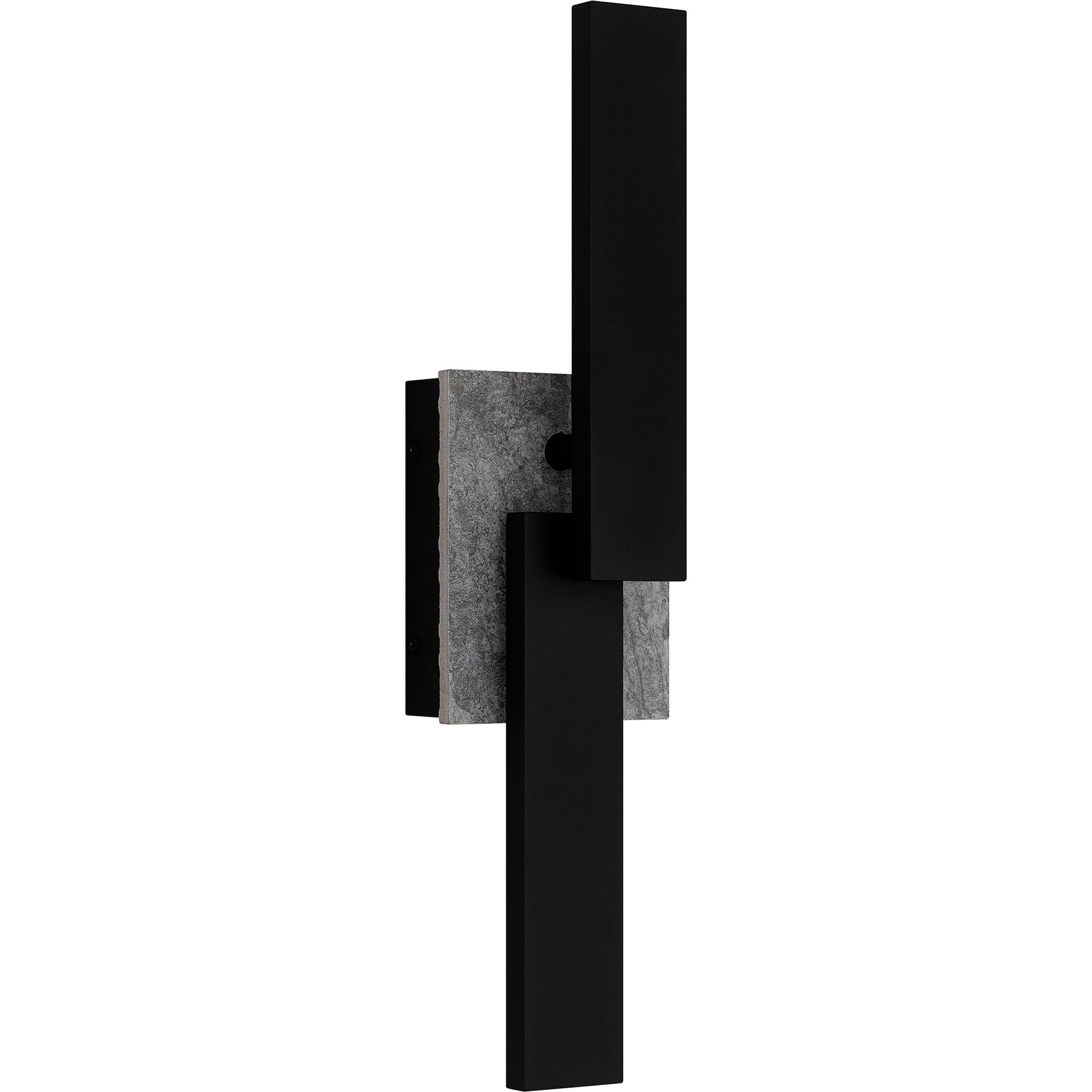 Quoizel Todman 18" High Earth Black LED Outdoor Wall Light in scene