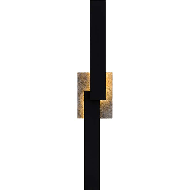 Image 5 Quoizel Todman 24" High Matte Black LED Outdoor Wall Light more views