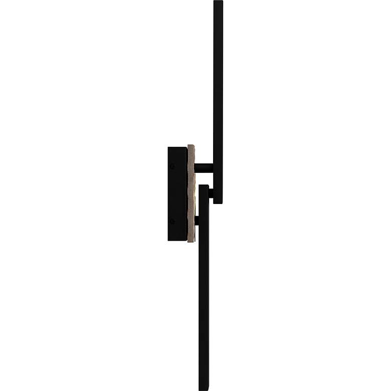 Image 6 Quoizel Todman 24" High Matte Black LED Outdoor Wall Light more views