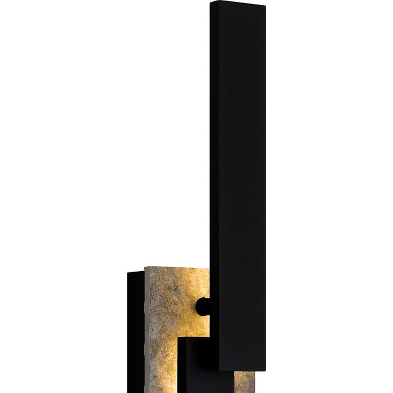 Image 7 Quoizel Todman 24" High Matte Black LED Outdoor Wall Light more views