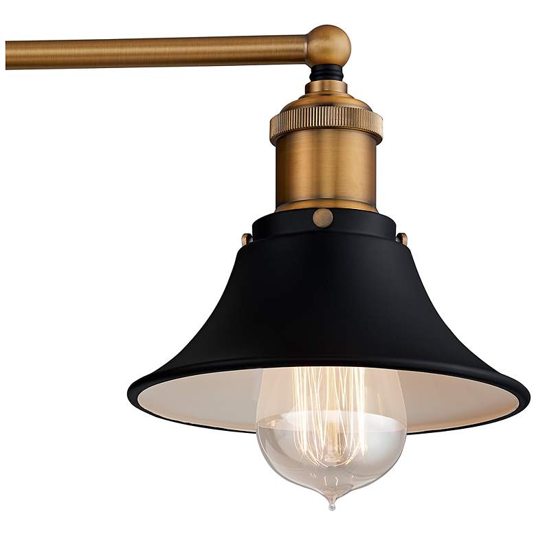 Image 5 Quoizel Trafalgar 8 1/4" High Matte Black 2-Light Wall Sconce more views