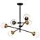 Quoizel Trance 34"W Western Bronze Brass 6-Light Chandelier