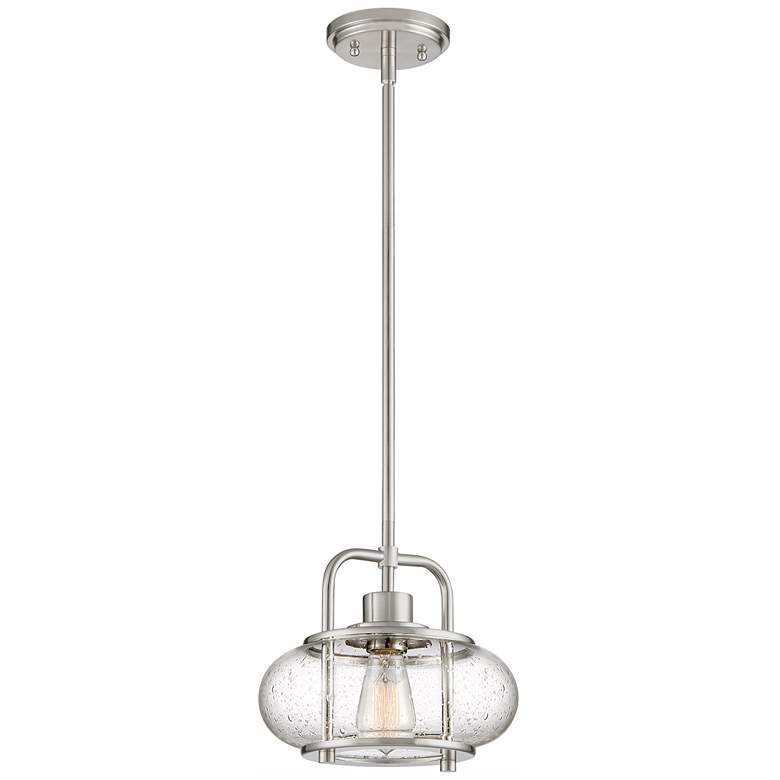 Image 1 Quoizel Trilogy 10" Wide Brushed Nickel Mini Pendant