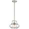 Quoizel Trilogy 10" Wide Brushed Nickel Mini Pendant