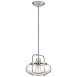 Quoizel Trilogy 10" Wide Brushed Nickel Mini Pendant