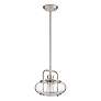 2_Quoizel Trilogy 10" Wide Brushed Nickel Mini Pendant more views