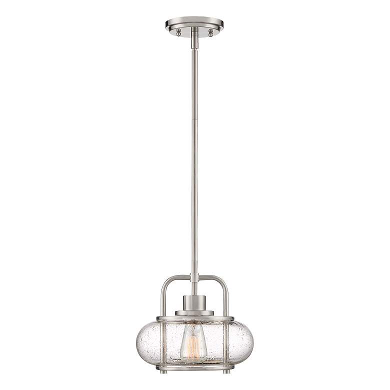 Image 3 Quoizel Trilogy 10" Wide Brushed Nickel Mini Pendant more views