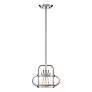 3_Quoizel Trilogy 10" Wide Brushed Nickel Mini Pendant more views