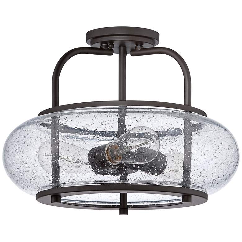 Image 2 Quoizel Trilogy 16" Wide Old Bronze Ceiling Light