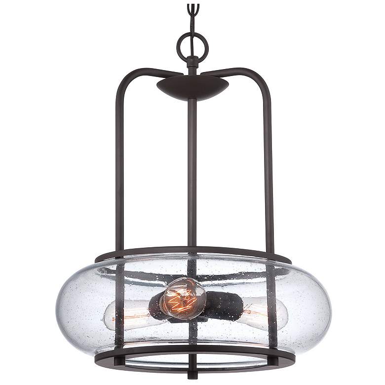 Image 2 Quoizel Trilogy 16" Wide Old Bronze Pendant