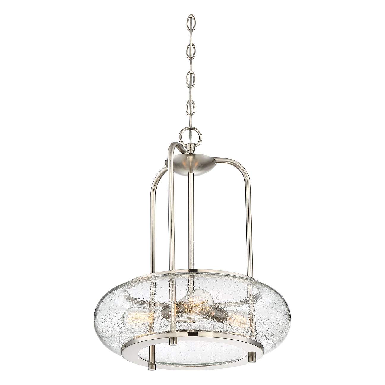 Quoizel Trilogy 16"W Brushed Nickel 3-Light Pendant Light - #9N981 ...