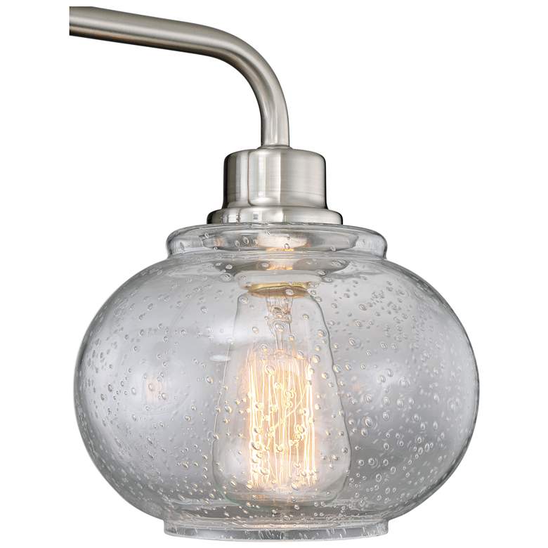 Image 3 Quoizel Trilogy 26 1/2" Wide Brushed Nickel Bath Light more views