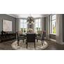 3_Quoizel Trilogy 26" Wide 5-Light Bronze and Glass Dinette Chandelier more views