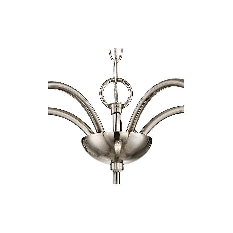 Quoizel Trilogy 26&quot; Wide Brushed Nickel 5-Light Chandelier more views