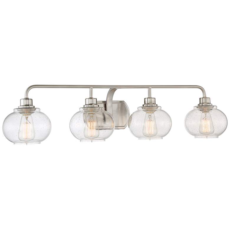 Image 3 Quoizel Trilogy 36 1/4" Wide Brushed Nickel Bath Light more views