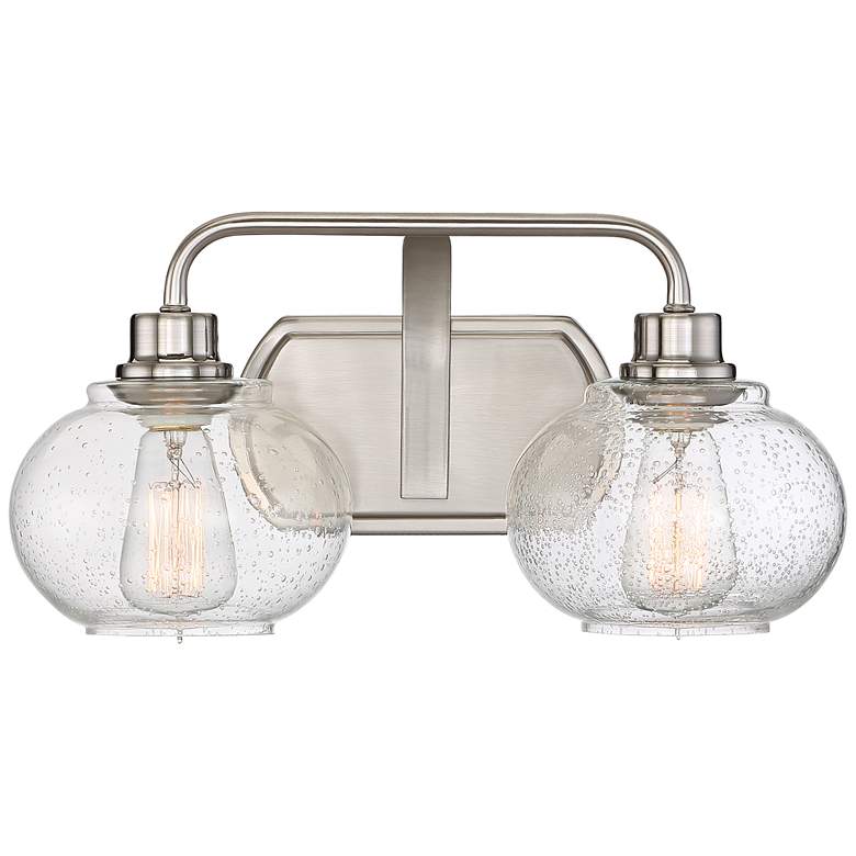 Image 2 Quoizel Trilogy 8 1/4" High Brushed Nickel Wall Sconce