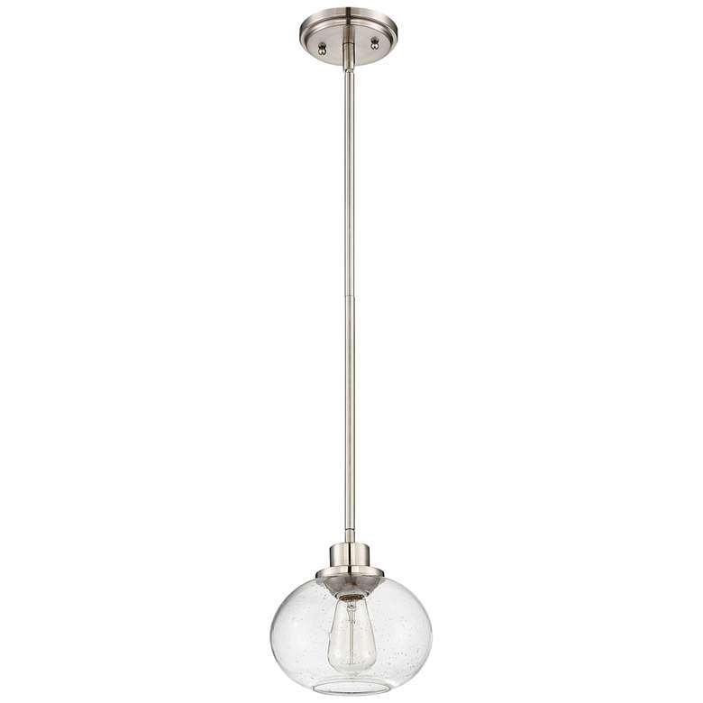 Image 3 Quoizel Trilogy 8 inch Wide Brushed Nickel Mini Pendant more views