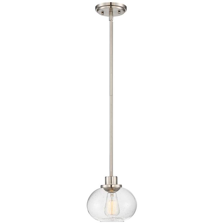 Image 3 Quoizel Trilogy 8" Wide Brushed Nickel Mini Pendant more views