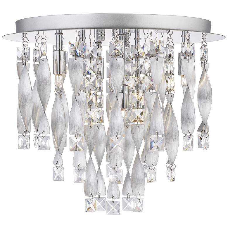 Quoizel Twinkle 15 3/4&quot; Wide Polished Chrome Ceiling Light