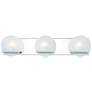 Quoizel Tyleigh 24" Wide Polished Chrome 3-Light Bath Light in scene