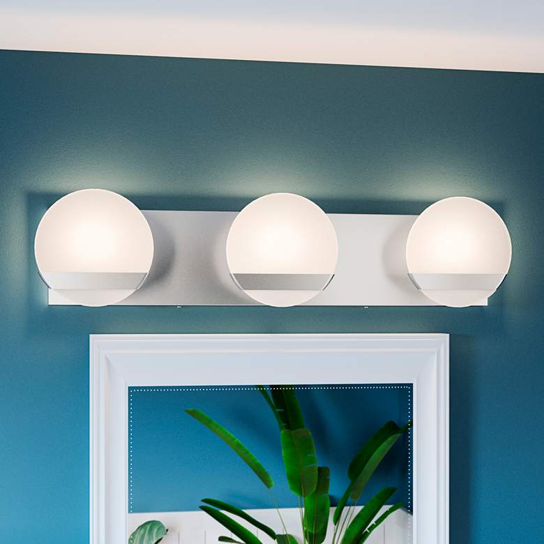 Image 1 Quoizel Tyleigh 24" Wide Polished Chrome 3-Light Bath Light