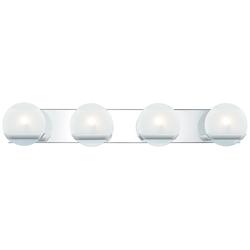 Quoizel Tyleigh 32&quot; Wide Polished Chrome 4-Light Bath Light