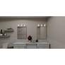 2_Quoizel Ulysses 24" Wide Brushed Nickel 3-Light Bath Light more views
