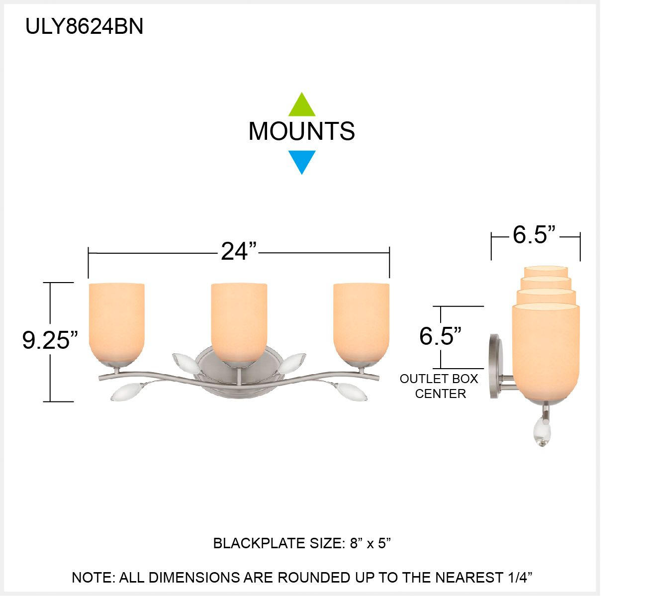 Image 7 Quoizel Ulysses 24" Wide Brushed Nickel 3-Light Bath Light more views